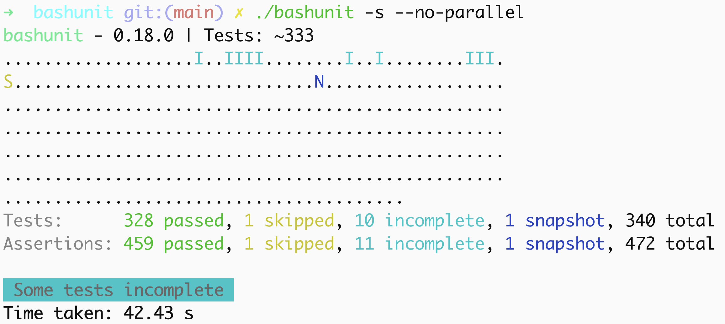 Tests running in parallel